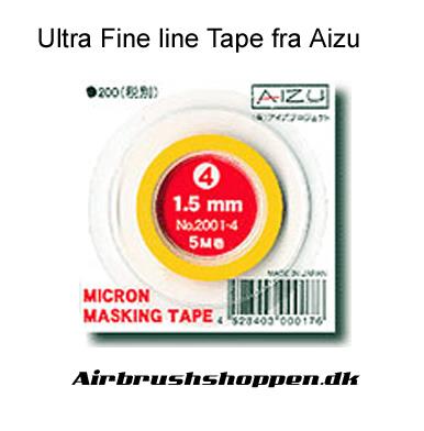 Micro maskerings tape 0,2 mm-2,0 mm